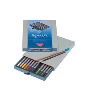 Set of 12 Watercolour Pencils Design by Bruynzeel
