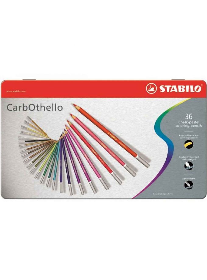 Set of 36 Pastel Pencils Carbothello Stabilo