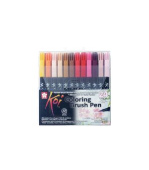 Set of 24 Pens Koi Watercolour Brush Pen