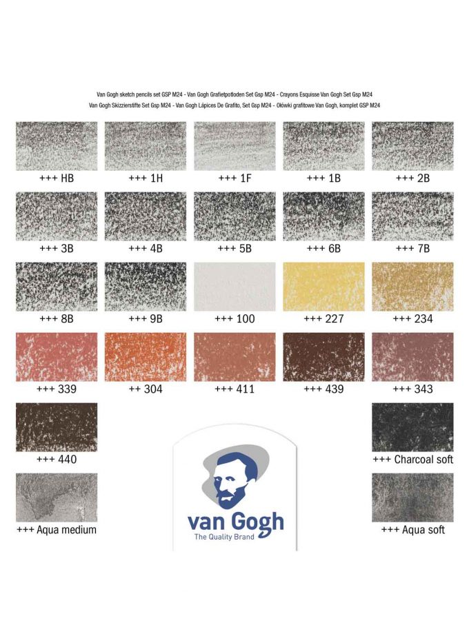 set-24-moluvia-sxediou-graphite-sketching-vangogh-Talens-Art&Colour-colorcard