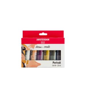 Amsterdam Standard Acrylic Set 6x20ml Portrait