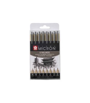 Set of 8 Markers Sakura Pigma Micron