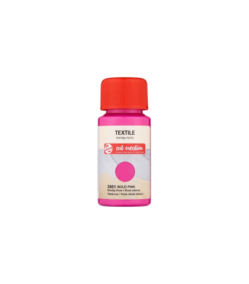 Textile-Paint-Talens-Art-Creation-50ml-3501-Bold-Pink-Art&Colour