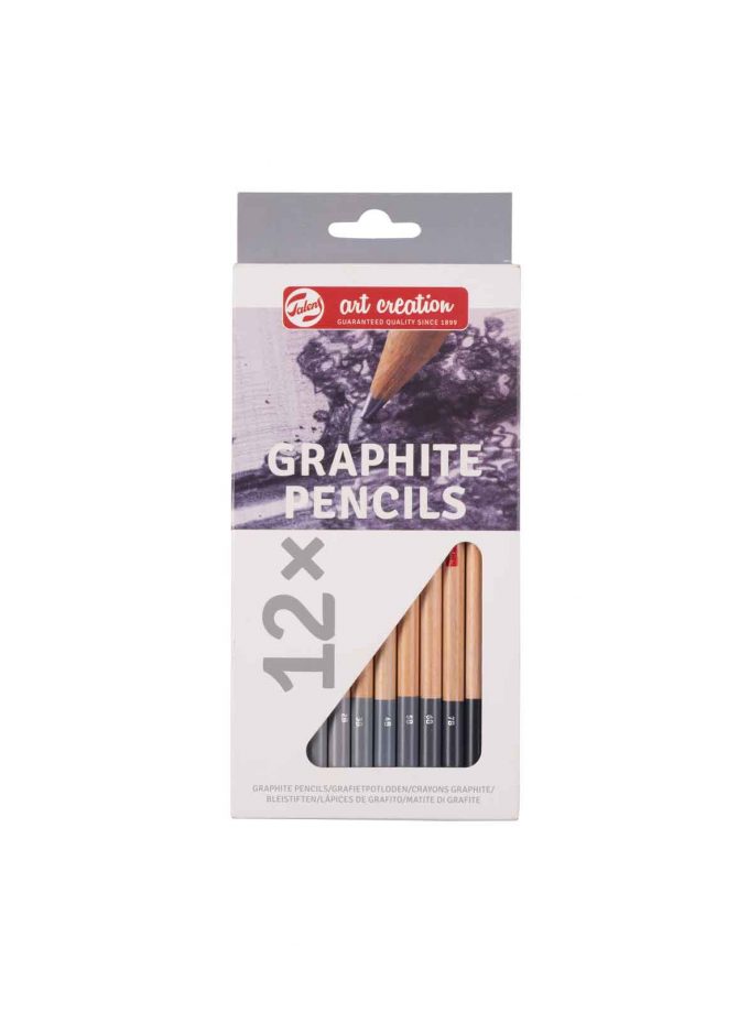 Set of 12 Graphite Pencils Art Creation Talens