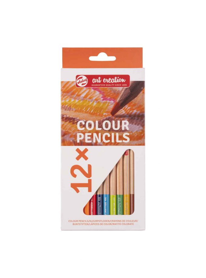 Set of 12 Coloured Pencils Art Creation Talens