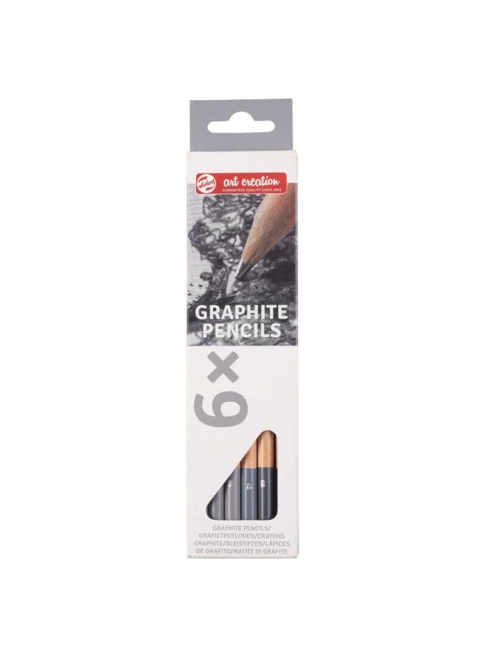Set of 6 Graphite Pencils Art Creation Talens