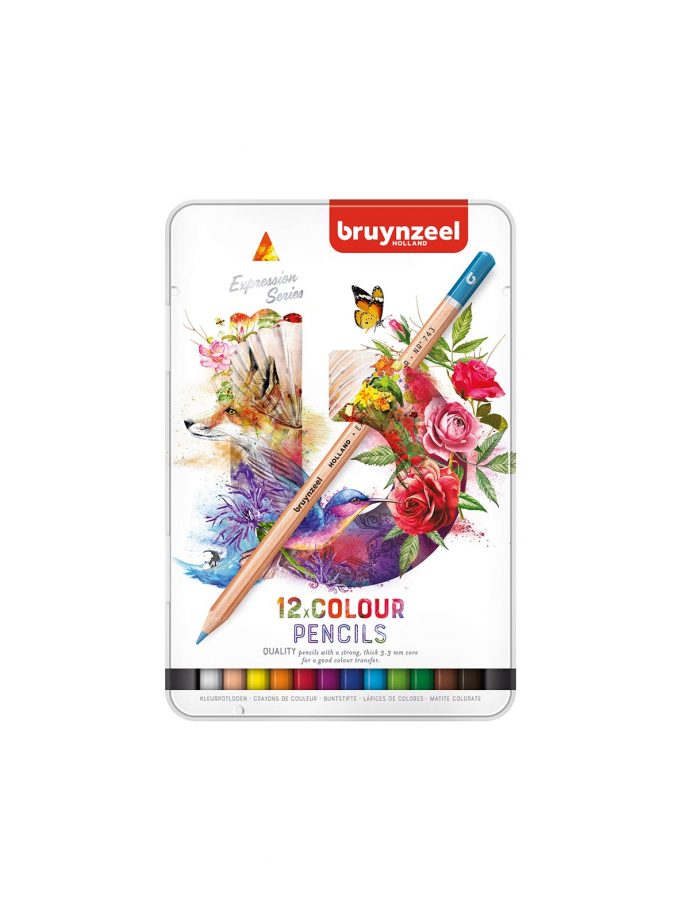 Set of 12 Sketching Pencils Expression Colour Bruynzeel