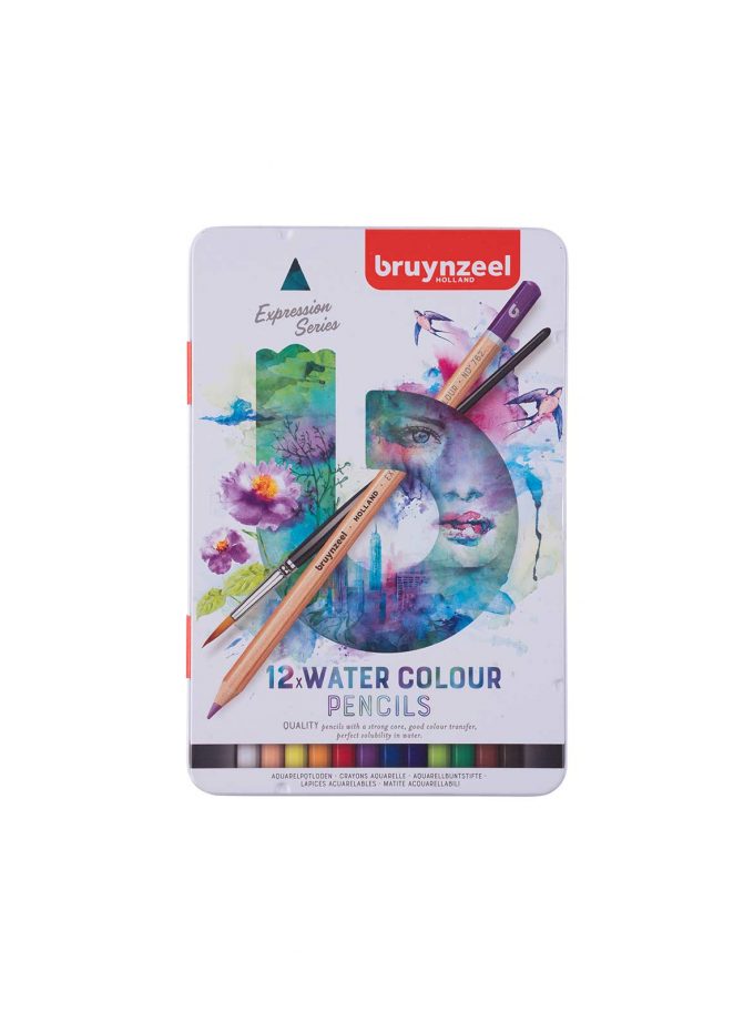 Set of 12 Aquarella Pencils Expression Watercolour