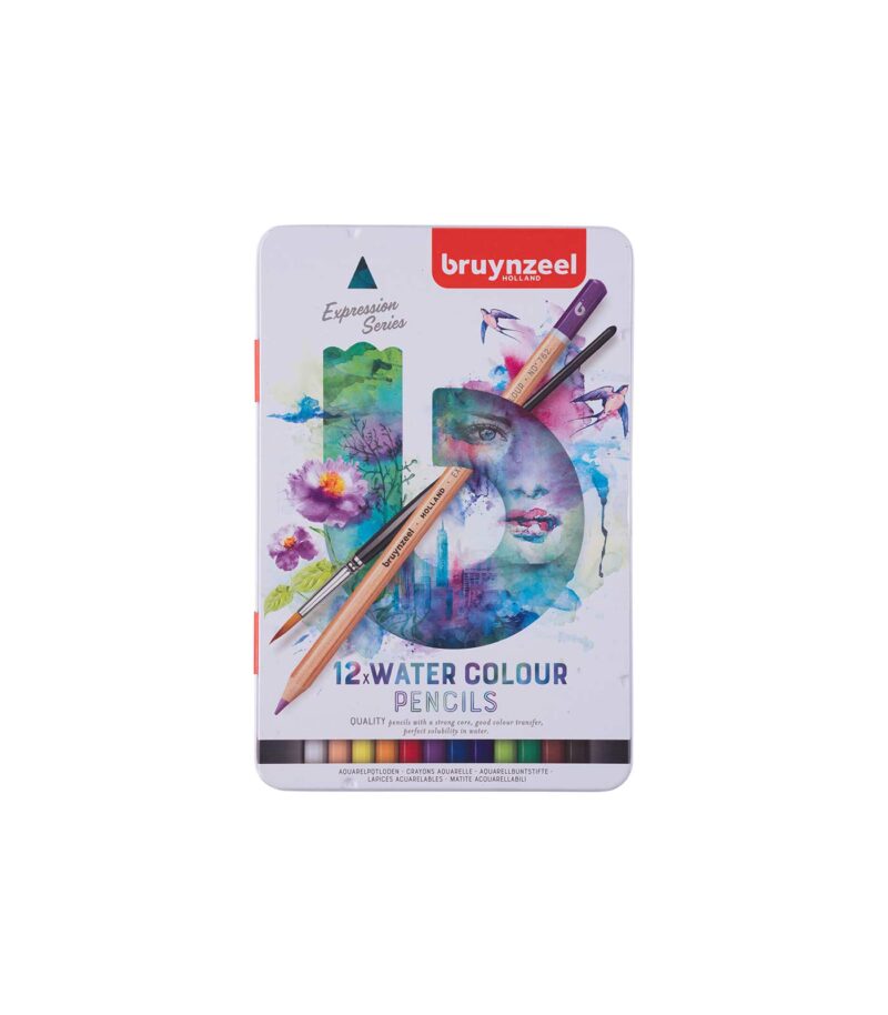 Bruynzeel-12Water-Color-Pencils-Expession-Art&Colour