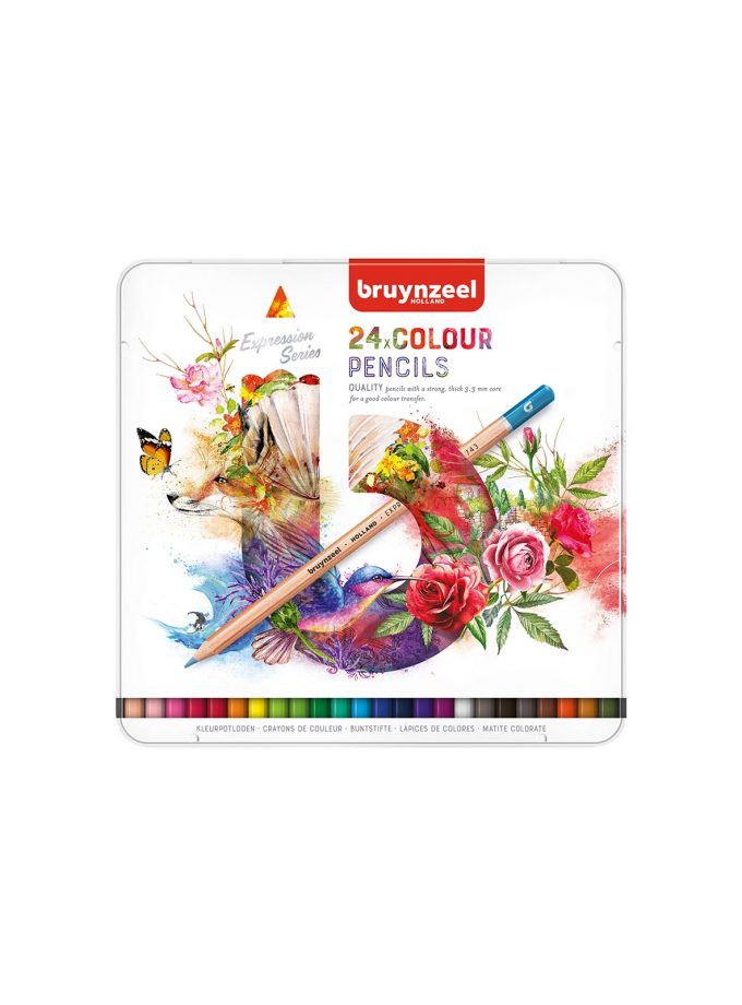Set of 24 Sketching Pencils Expression Colour Bruynzeel