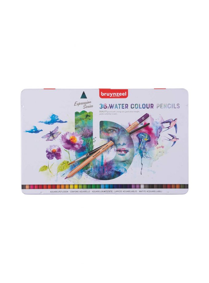 Set of 36 Aquarella Pencils Expression Watercolour Bruynzeel