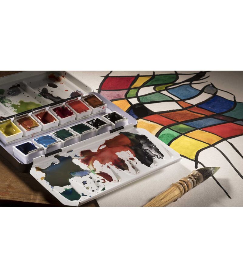 Rembrandt-watercolour-set-12pans-Art&Colour-3