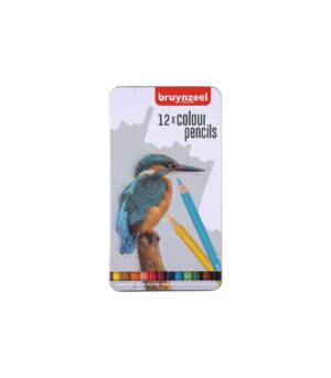 Set of 12 Sketching Pencils Colour Bird Bruynzeel
