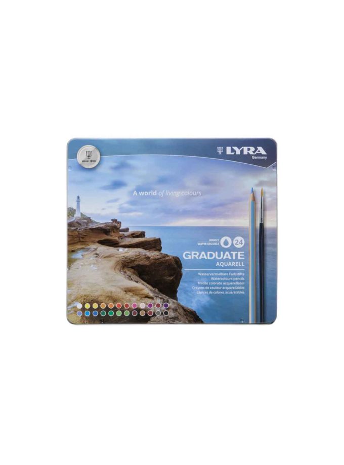 Set of 24 Watercolour Pencils Graduate Lyra
