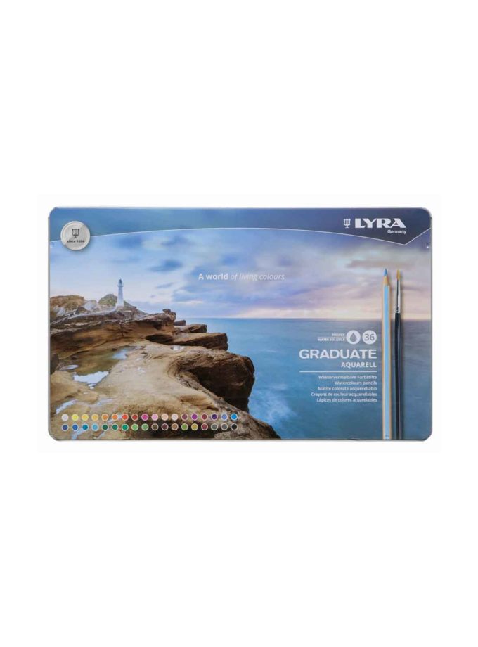 Set of 36 Watercolour Pencils Graduate Lyra
