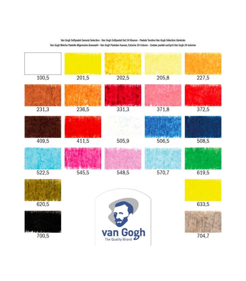 set-24-soft-pastels-VanGogh-Talens-Art&Colour-Colorcard