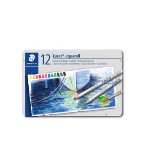 Set of 12 Watercolour Pencils Staedtler Karat Aquarell 125