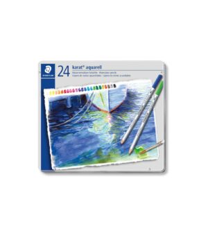 Set of 24 Watercolour Pencils Staedtler Karat Aquarell 125