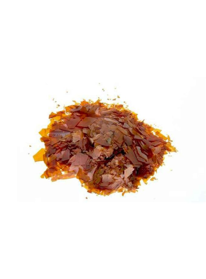 Orange Shellac in Scales