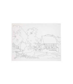 Pre-drawn Cartolino 30x40cm 091 Country House