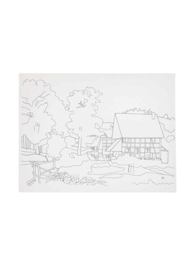 Pre-drawn Cartolino 30x40cm 091 Country House