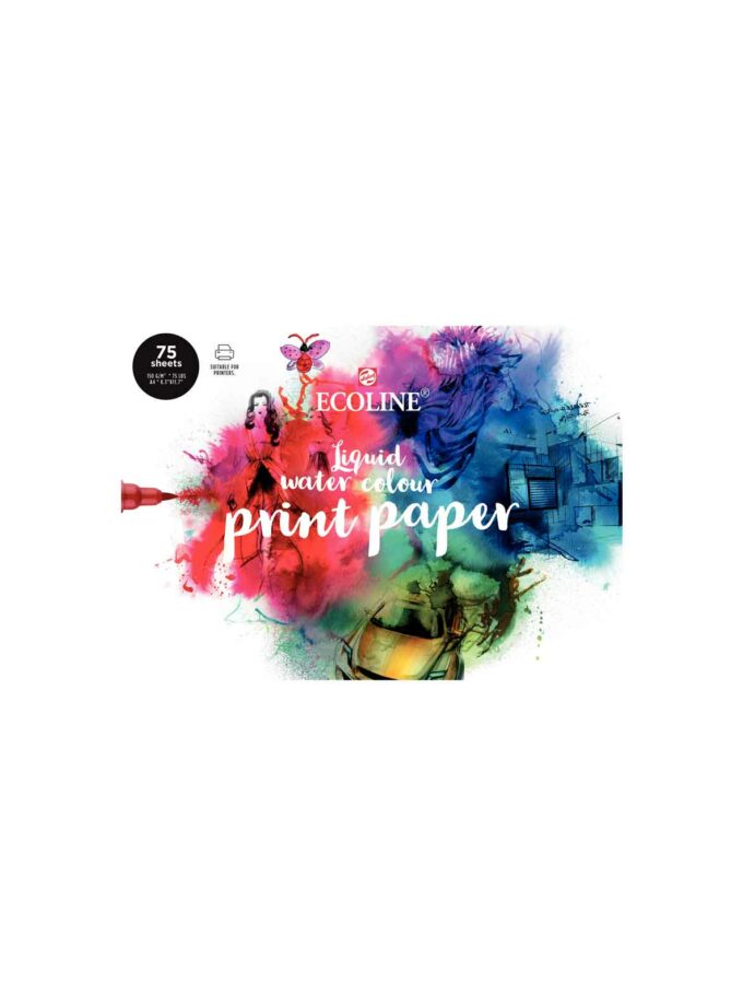 Drawing Pad Print Paper Liquid Watercolour Ecoline