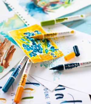 Set-5-Ecoline-Brush-Pen-Van-Gogh-Museum-Talens-Art&Colour