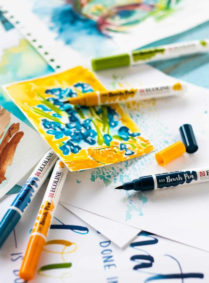 Set-5-Ecoline-Brush-Pen-Van-Gogh-Museum-Talens-Art&Colour