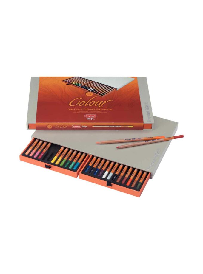 Set of 24 Pencils Colour Box Design Specialty Bruynzeel