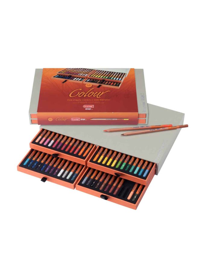 Set of 48 Pencils Colour Box Design Specialty Bruynzeel