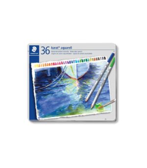 Set of 36 Watercolour Pencils Staedtler Karat Aquarell 125