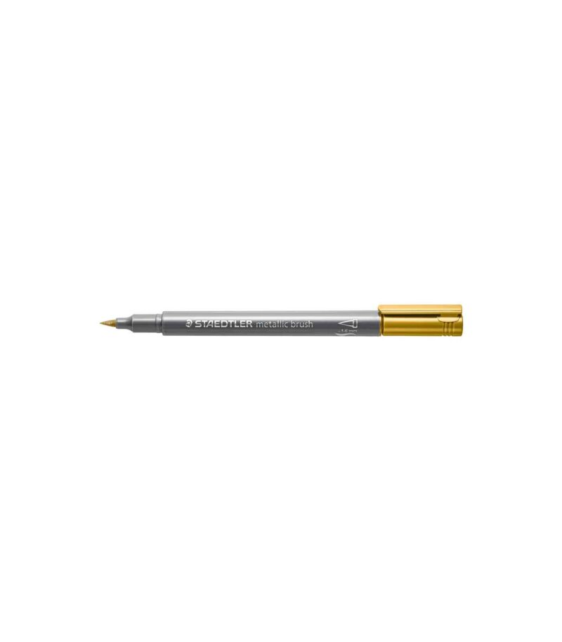 11-Gold-metallic-brush-pen-8321-Staedtler-Art&Colour 11-Gold-metallic-brush-pen-8321-Staedtler-Art&Colour