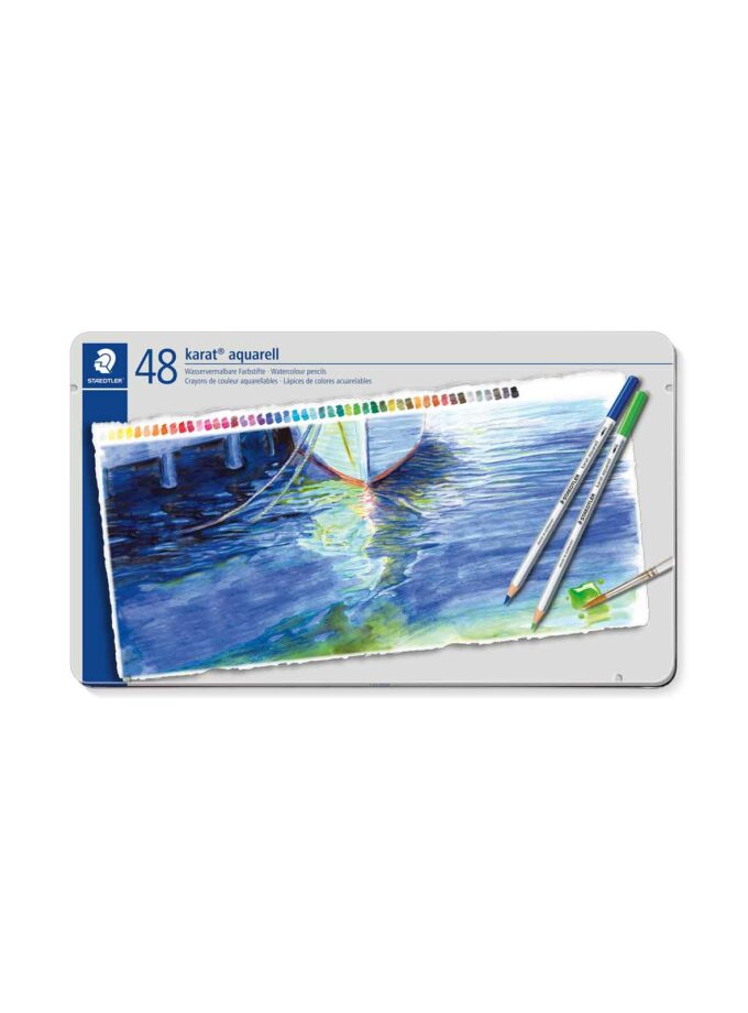 Set of 48 Watercolour Pencils Staedtler Karat Aquarell 125