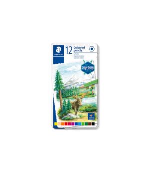 Metal Tin 12 Coloured Pencils Staedtler 146M