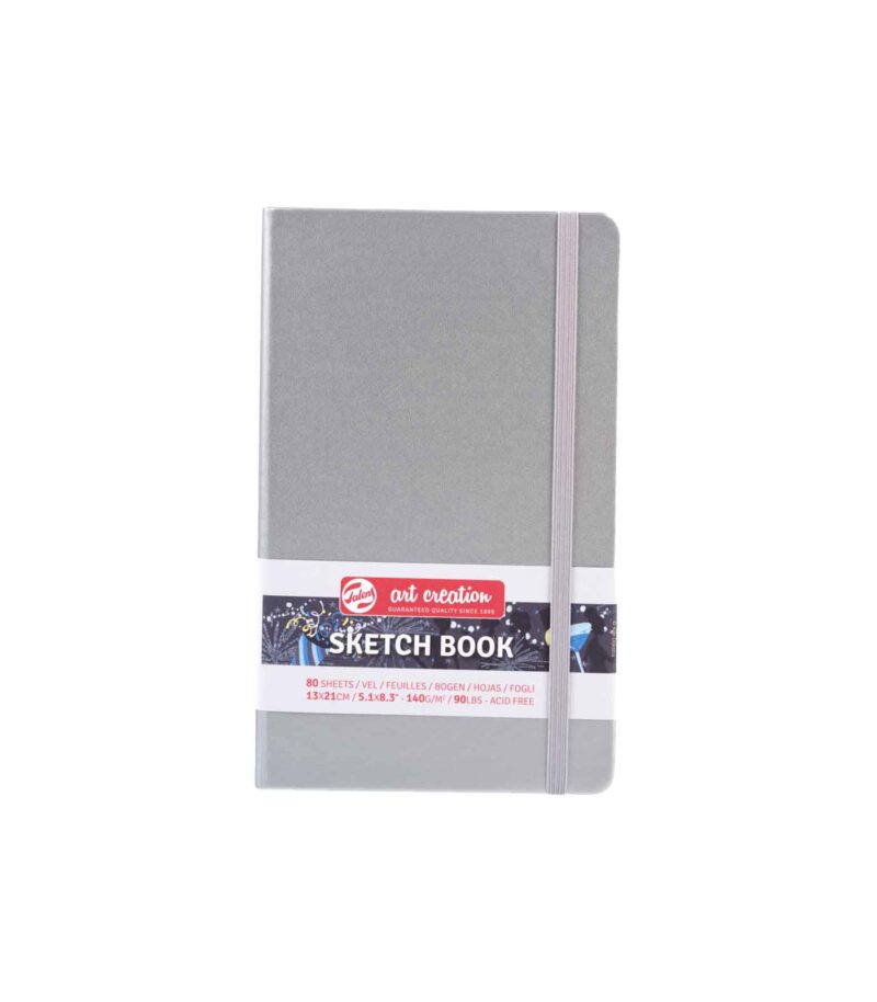 Mplok-Zografikis-Talens-Art-Creation-Shiny-Silver-80-Pages-13X21cm-140gr-Art&Colour