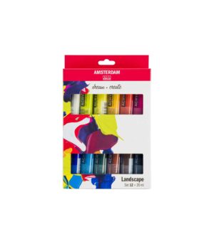 Set of 12 Acrylics Amsterdam Standard 20ml Landscape Set