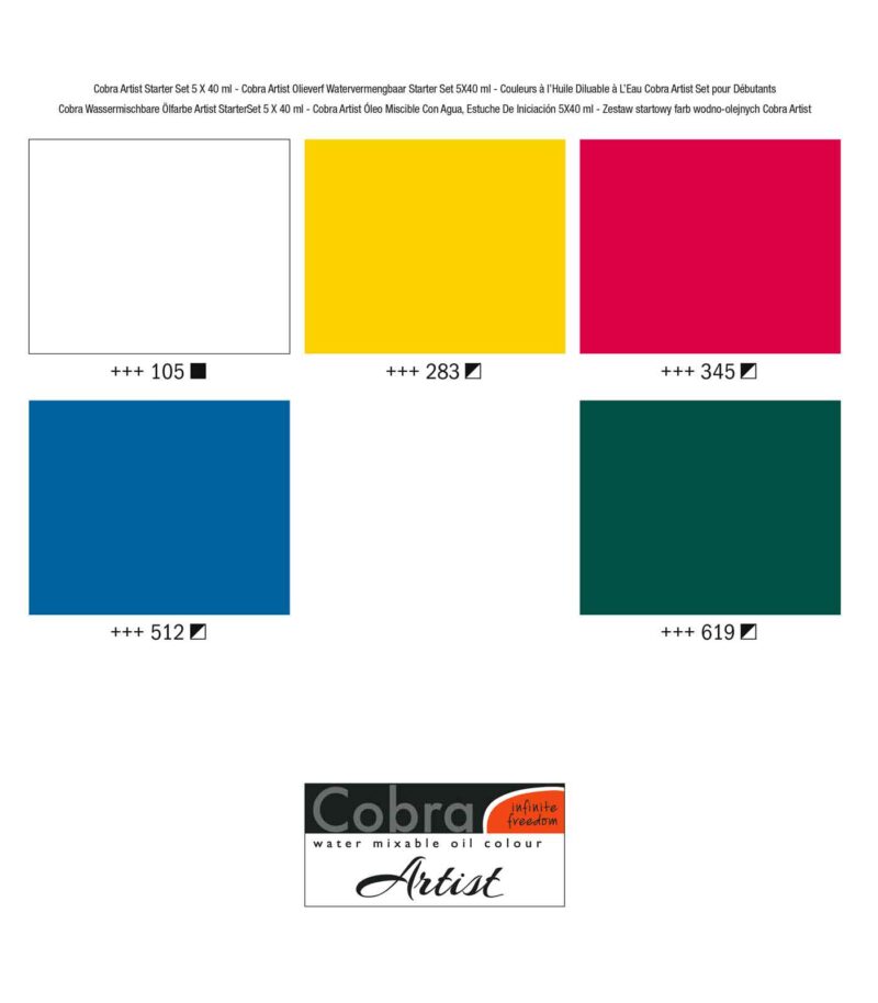 set-5-40ml-ladoxromata-cobra-oil-Starter-Set-Talens-Art&Colour-ColorCard