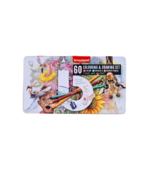 Set of 60 Colour Creative Artists Drawing Pencils Bruynzeel