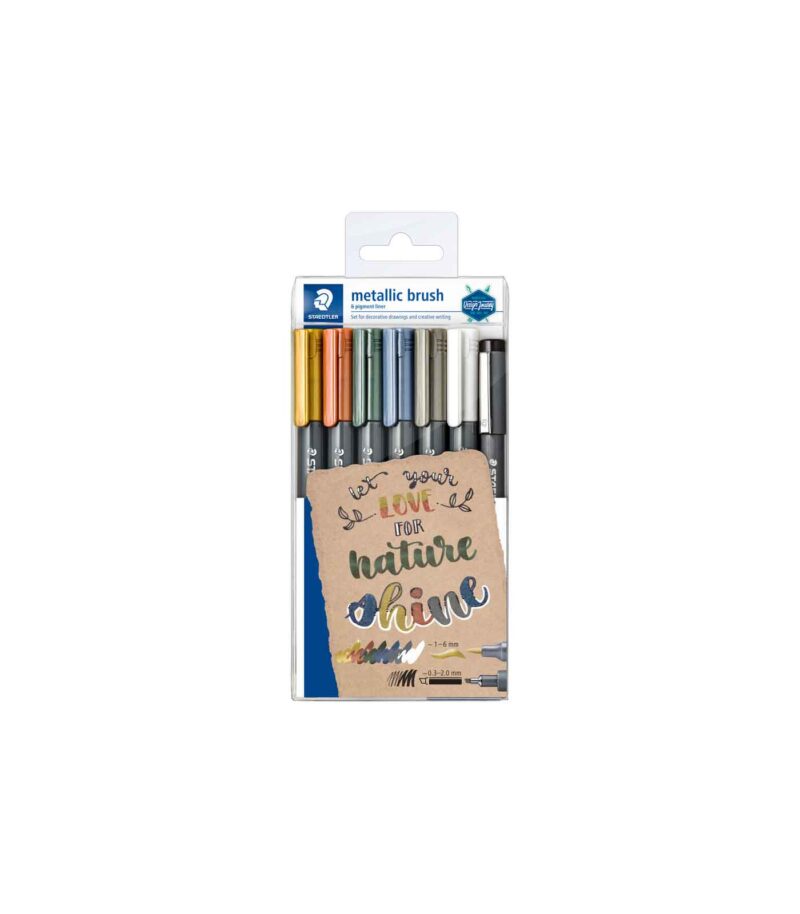 set-6+1-markadoroi-brush-metalika-xromata-Staedtler-8321-TB7-Art&Colour set-6+1-markadoroi-brush-metalika-xromata-Staedtler-8321-TB7-Art&Colour
