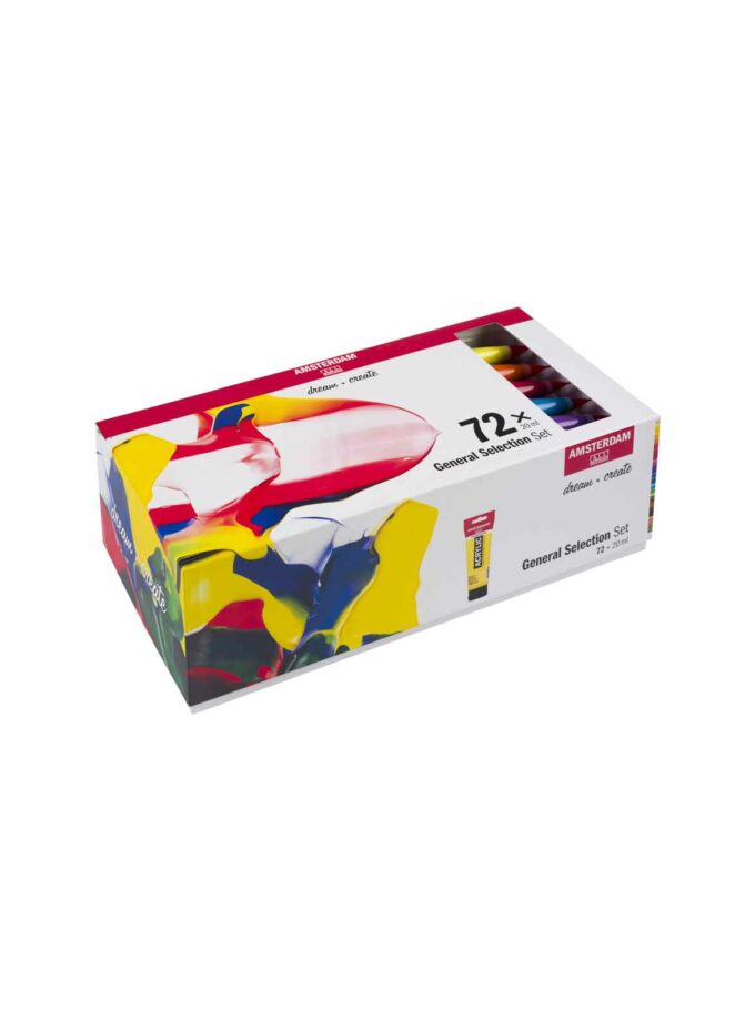 Set with 72 Acrylics Amsterdam Standard 20ml