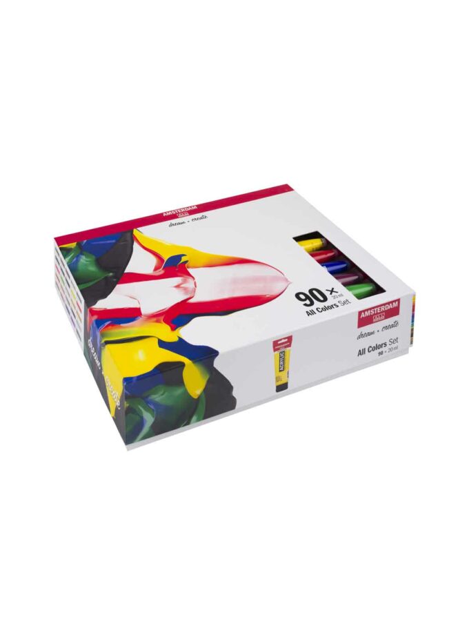 Set of 90 Acrylics Amsterdam Standard 20ml