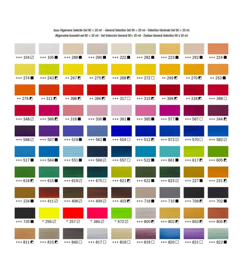set-90-akrylika-20ml-Amsterdam-Acrylics-Talens-Art&Colour-Colorcard