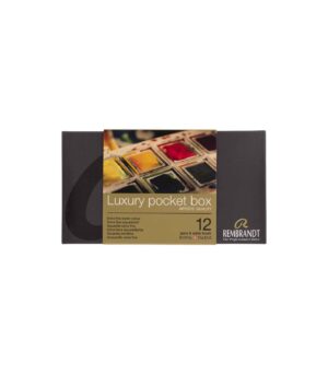 Watercolour Pocket Box Set 12 Pans Rembrandt