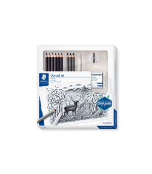 Set of Charcoal Pencils Mars Lumograph 100C