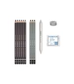 set-karvouna-sxediou-Mars-Lumograph-61-100C-Staedtler-Art&Colour