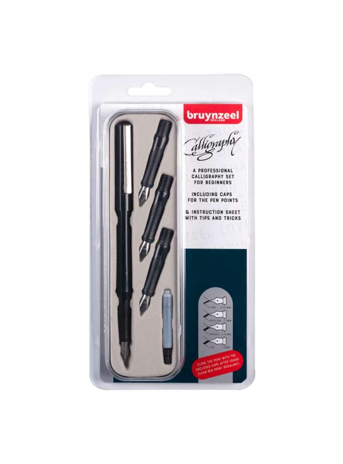 8-piece Calligraphy Set Bruynzeel