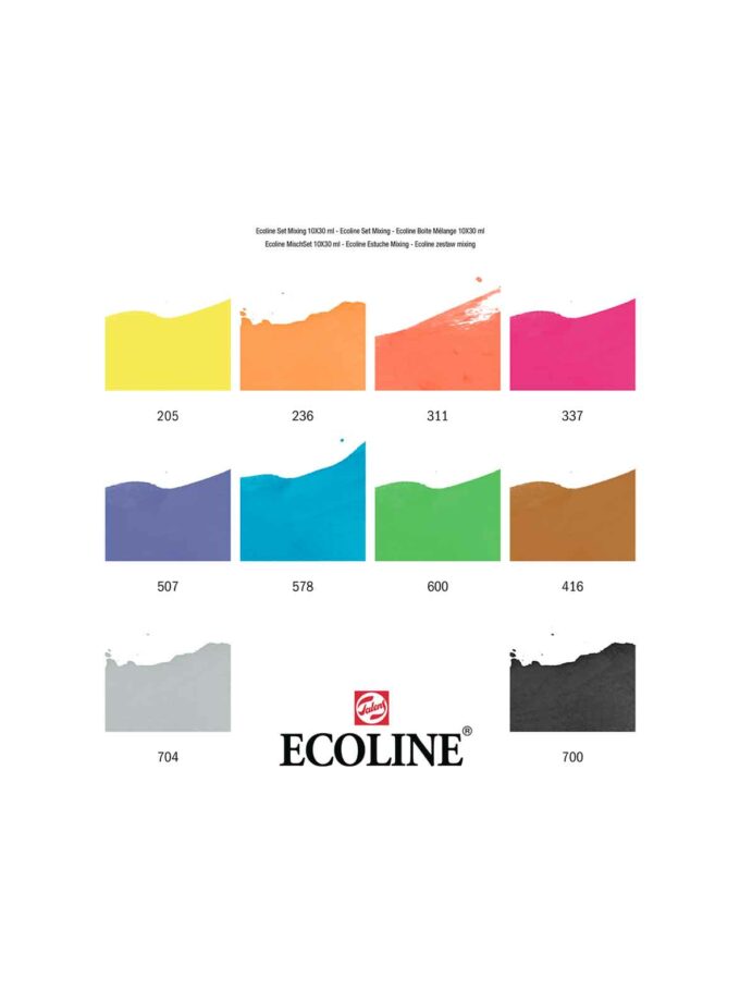 ECOLINE-Set-Mixing-10x30ml-Talens-Art&Colour-02