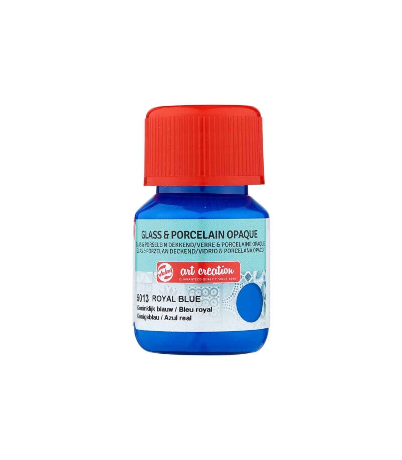 TAC-Glass&Porcelain-Opaque-5013-Royal-Blue-30ml-Art-Creation-Talens-Art&Colour