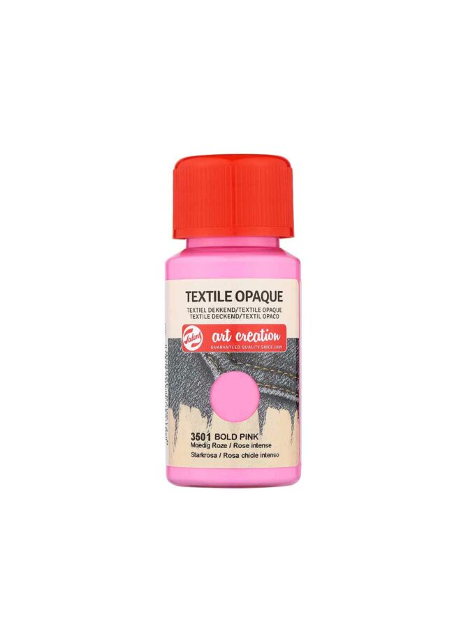 TAC-Textile-Opaque-50ml-3501-Bold-Pink-Art-Creation-Talens-Art&Colour