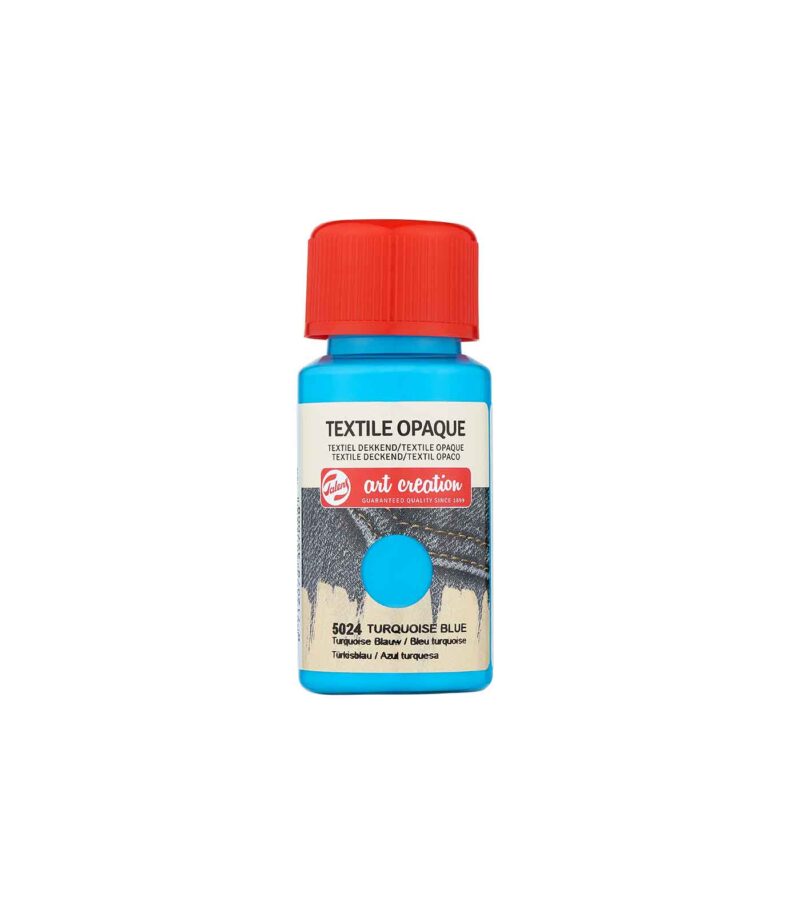 TAC-Textile-Opaque-50ml-5024-Turquoise-Blue-Art-Creation-Talens-Art&Colour